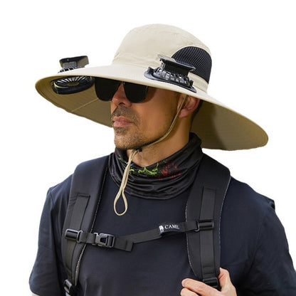 SolBreeze - Sun Hat With Solar Fan