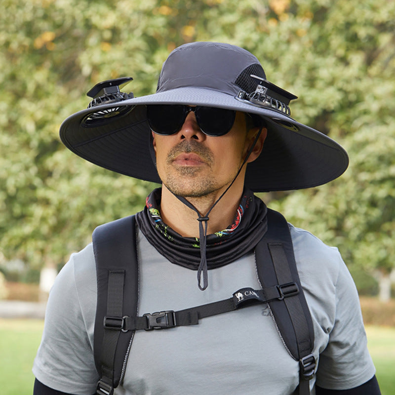 SolBreeze - Sun Hat With Solar Fan