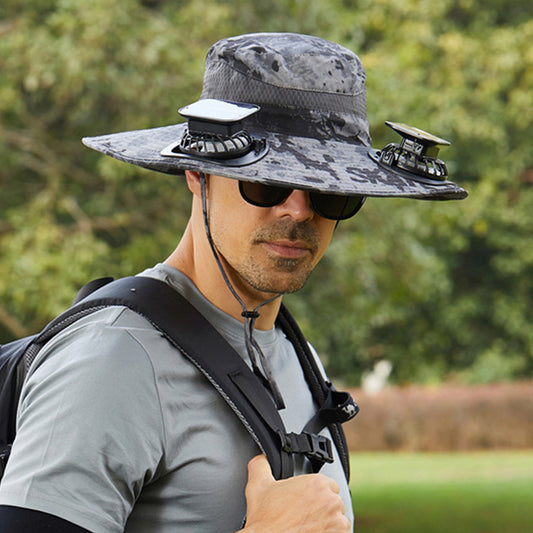 SolBreeze - Sun Hat With Solar Fan