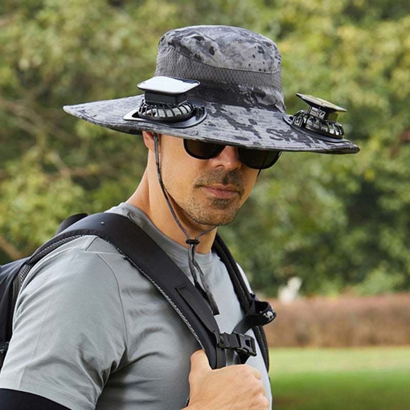 SolBreeze - Sun Hat With Solar Fan