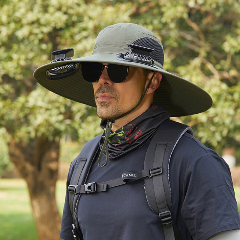 SolBreeze - Sun Hat With Solar Fan